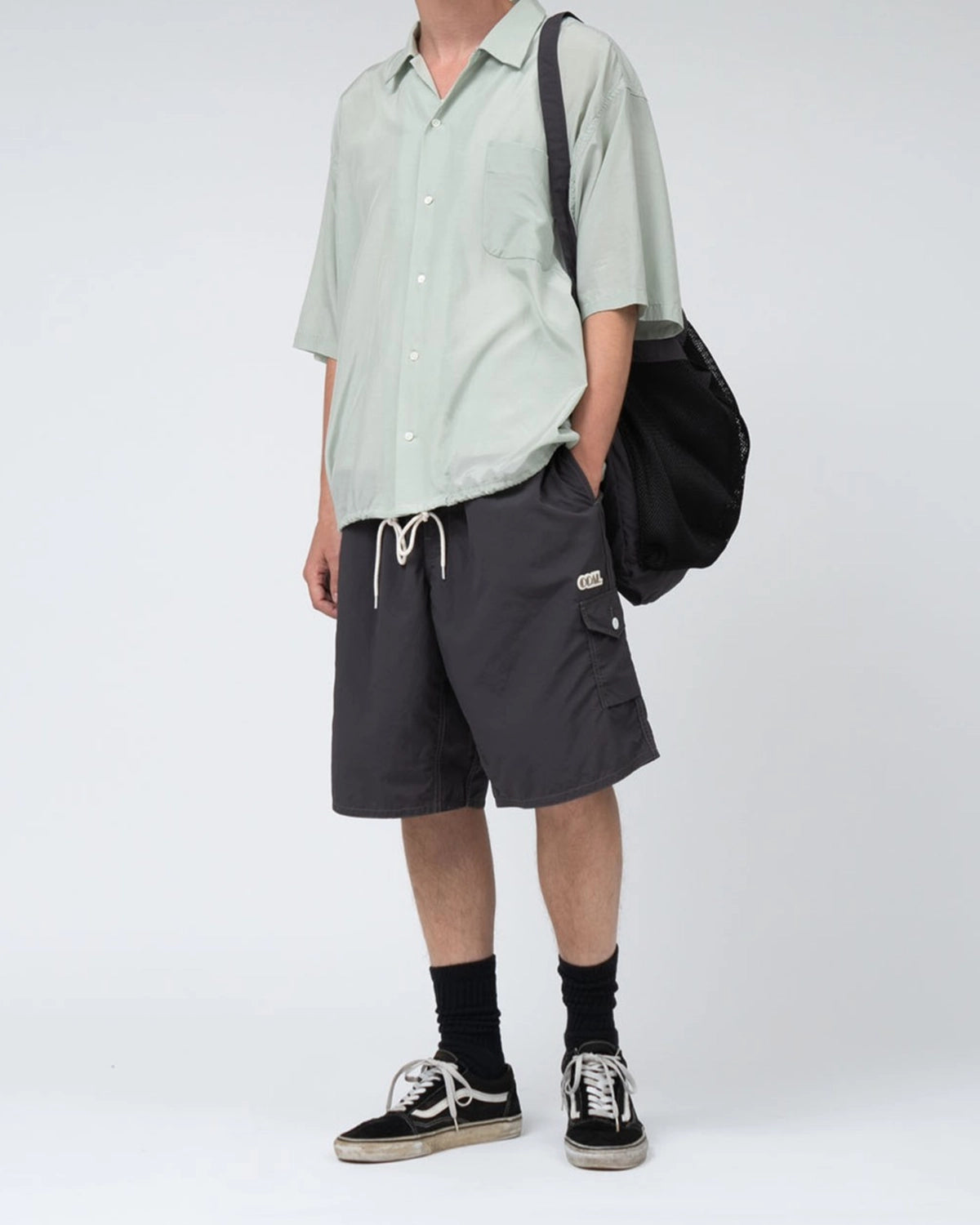 nanamica / Open Collar S/S Shirt (S25SG019)