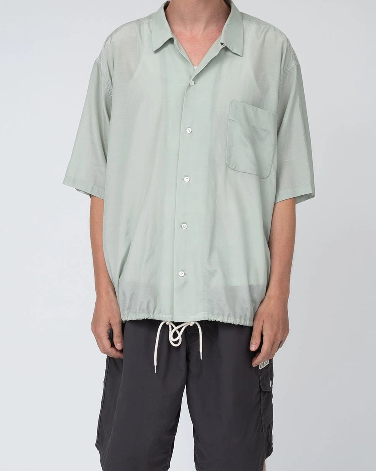 nanamica / Open Collar S/S Shirt (S25SG019)