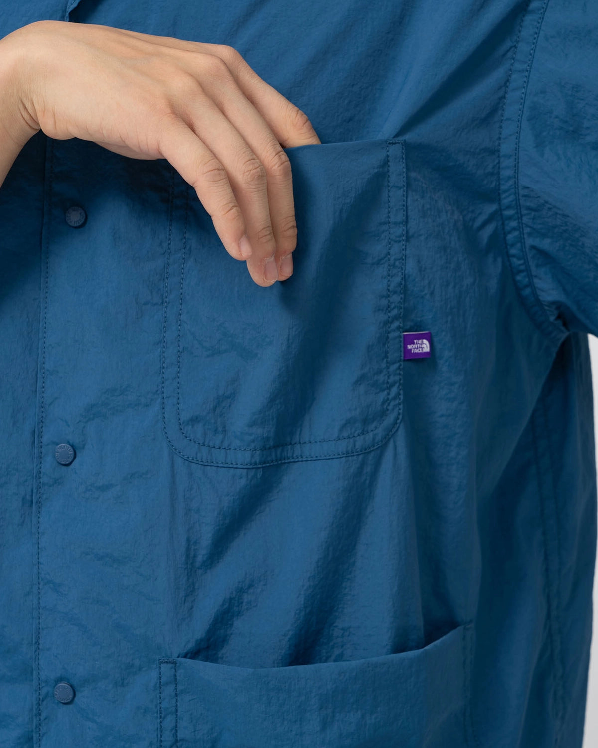 THE NORTH FACE PURPLE LABEL / Nylon Taffeta Field S/S Shirt (N25SG055)