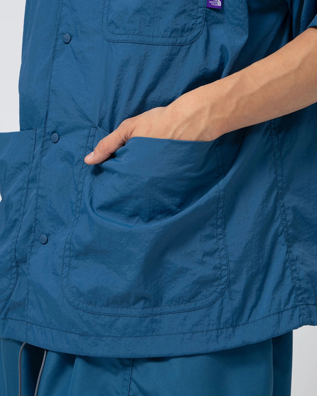 THE NORTH FACE PURPLE LABEL / Nylon Taffeta Field S/S Shirt (N25SG055)