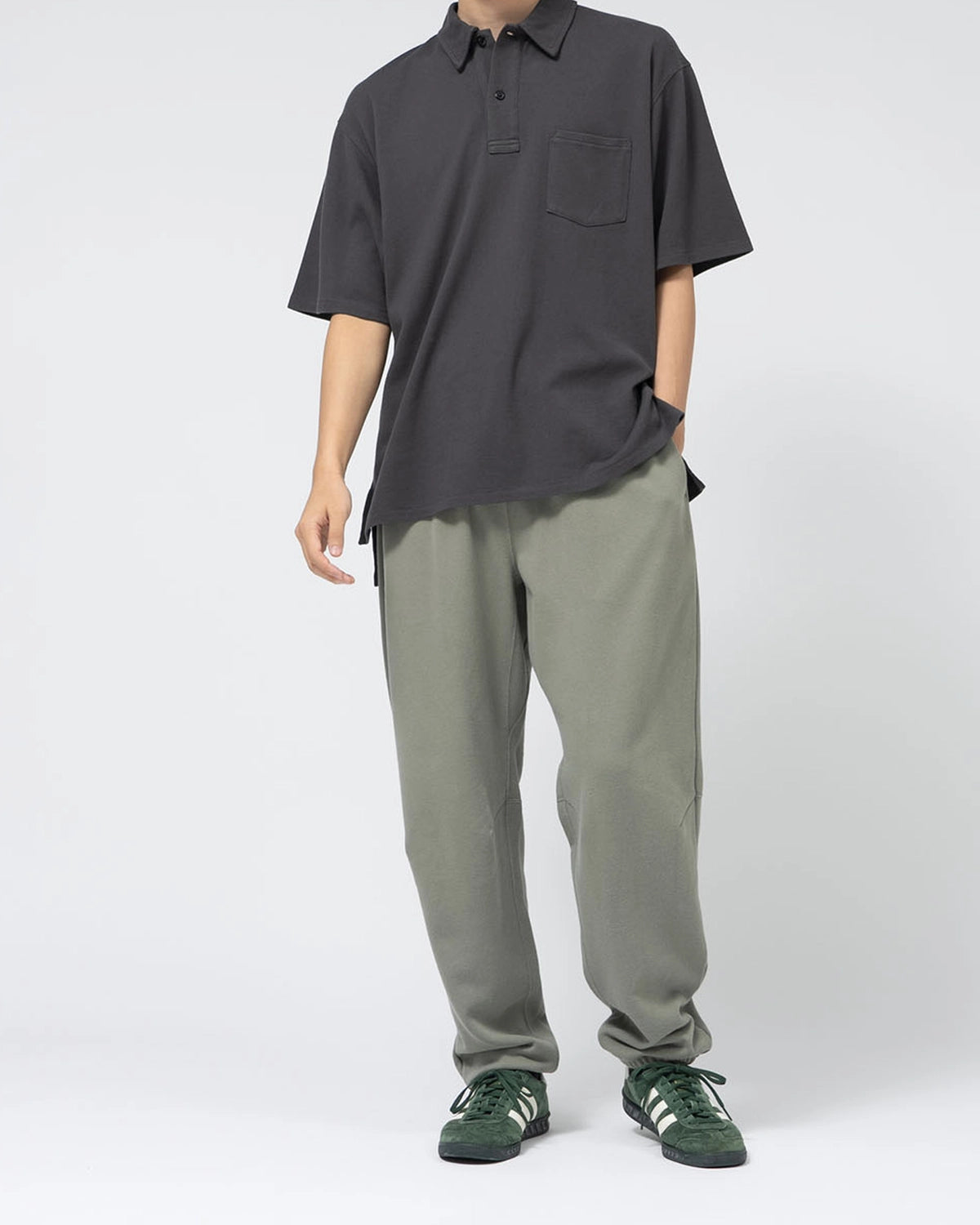 THE NORTH FACE PURPLE LABEL / Moss Stitch Field Big Polo (N25SH091)
