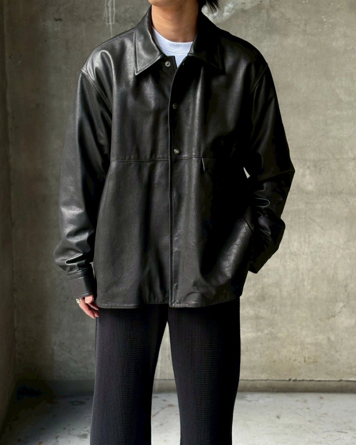 NTN / ASCENT LEATHER SHIRT (N006-047130)