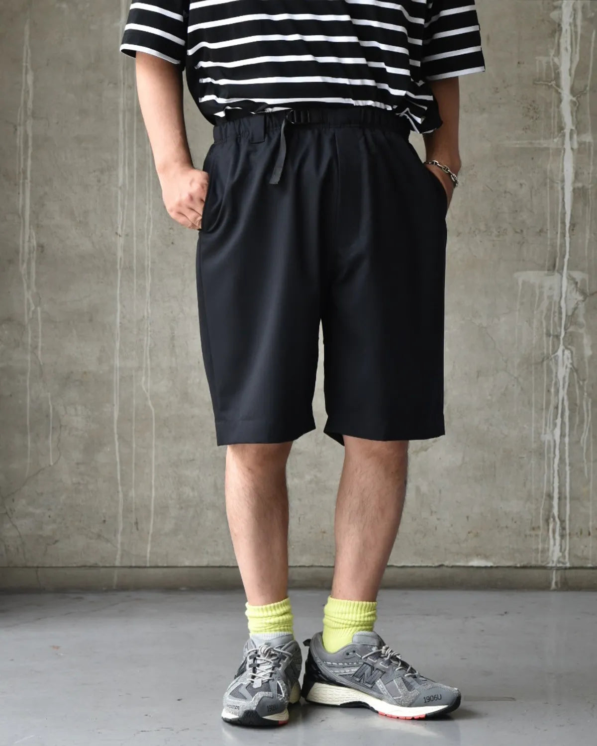 N.HOOLYWOOD COMPILE / WEBBING BELT HALF PANTS (2251-CP51-002)