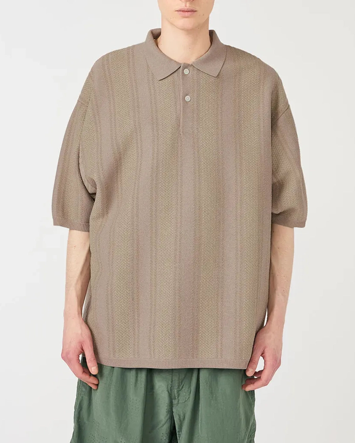 nanamica / Knit Polo Sweater (S26SH019)