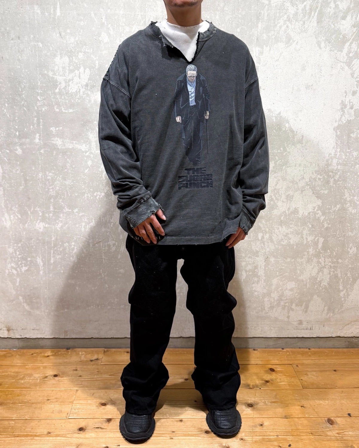 THE SUGAR PUNCH × MINUS × SAKAMOTO DAYS / L/S T-Shirt -TAKAMURA- (TSMM25SM002)