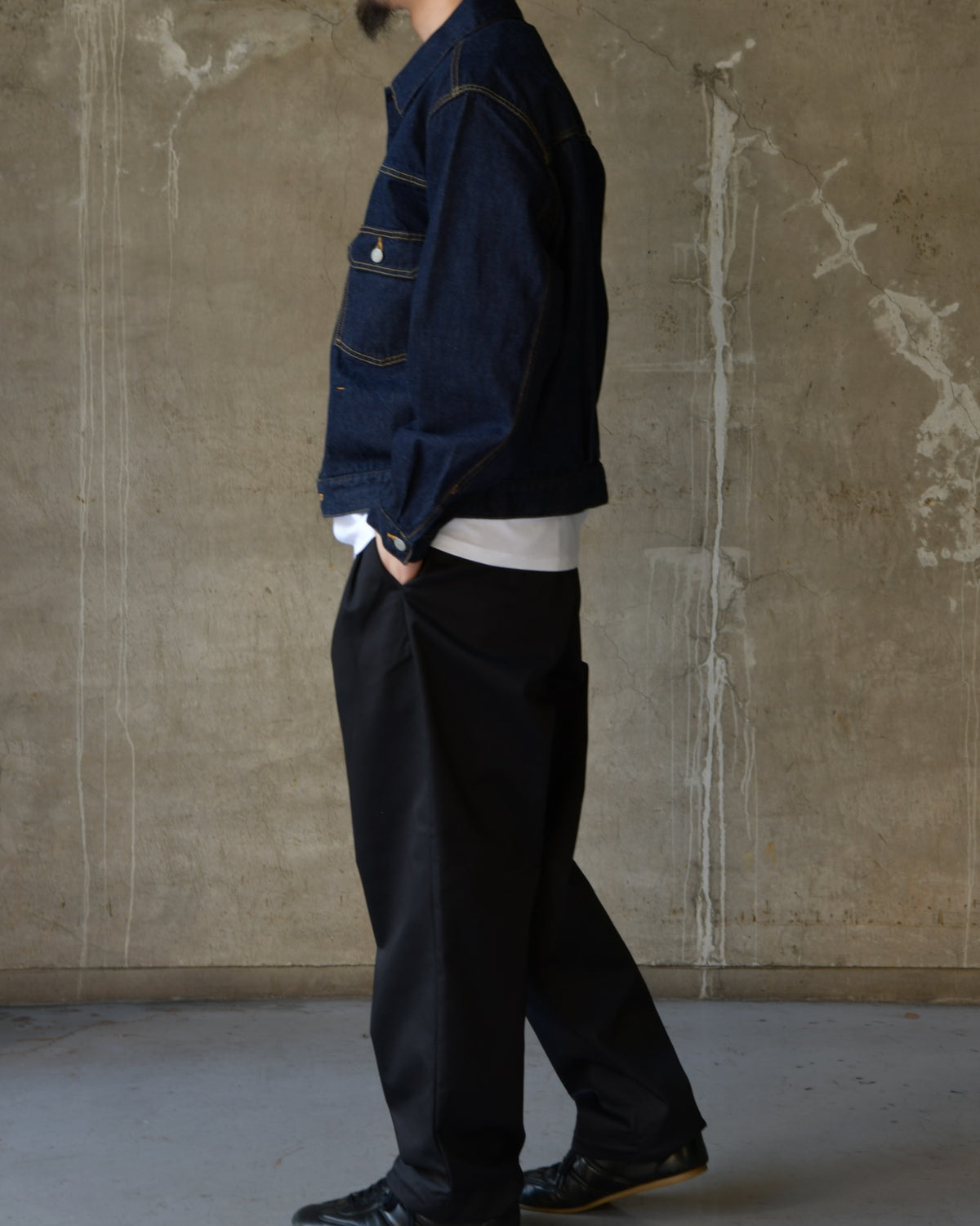 WACKO MARIA / TRUCKER JACKET (26SS-WMO-BL07)