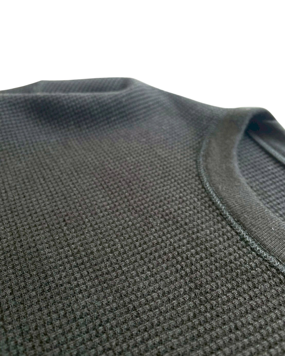 COMOLI / コットンカシミヤ ワッフル長袖クルー (C03-05018)