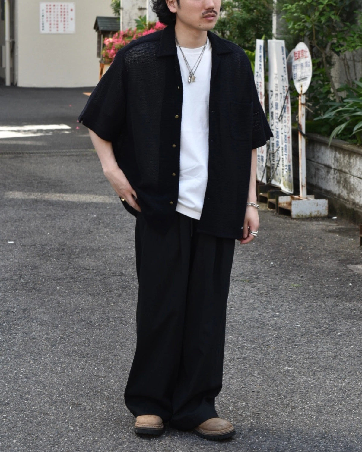 WACKO MARIA / KNIT SHIRT (25SS-WMK-KN24)