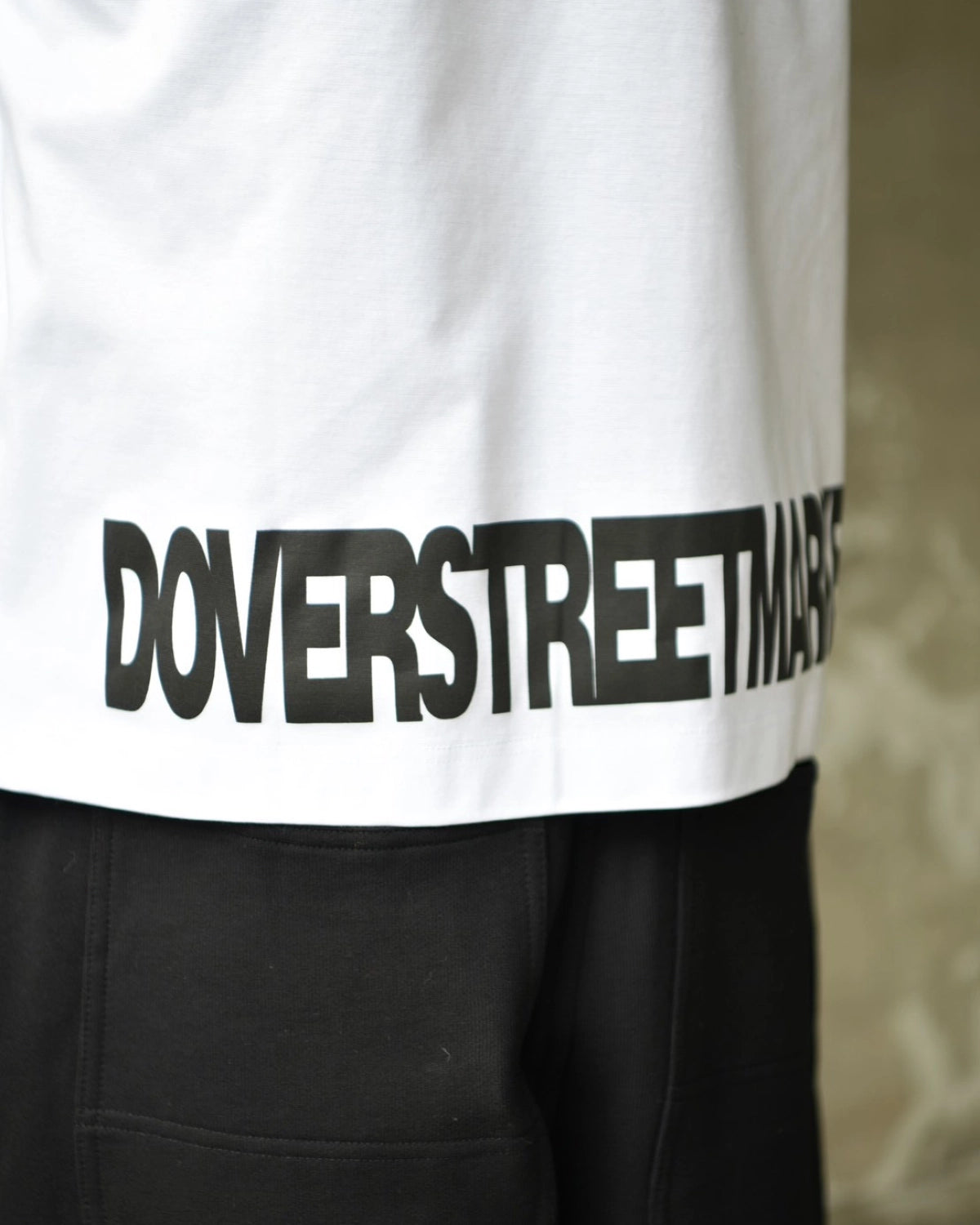 DOVER STREET MARKET kei ninomiya / SS T-SHIRT "DSM UNIVERSITY" COTTON PONTE KNIT (DSM01T004)