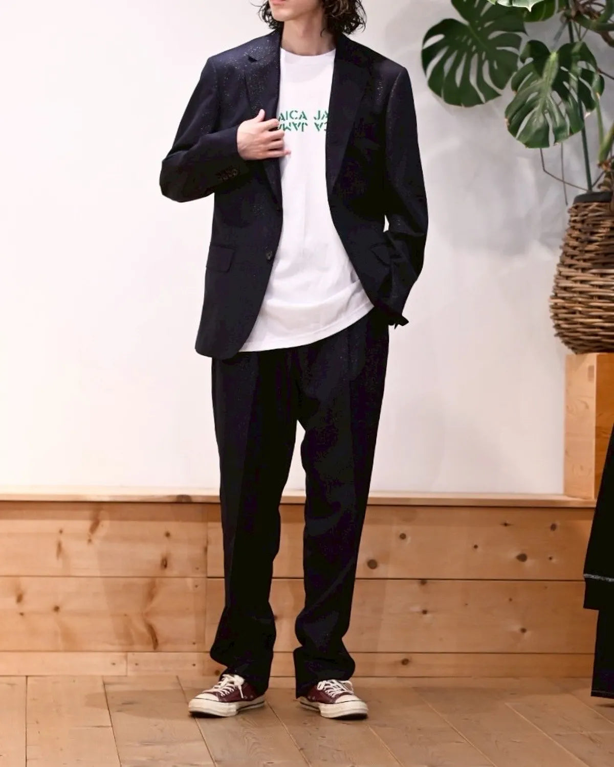 WACKO MARIA × DORMEUIL / GLITTER SINGLE BREASTED JACKET -TYPE5- & GLITTER PLEATED TROUSERS -TYPE-2- (WMGP-WMO-SU05)