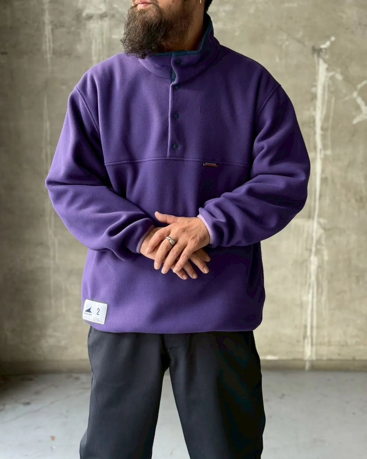 DESCENDANT / HUMMING FLEECE PULLOVER (252ATDS-CSM30)