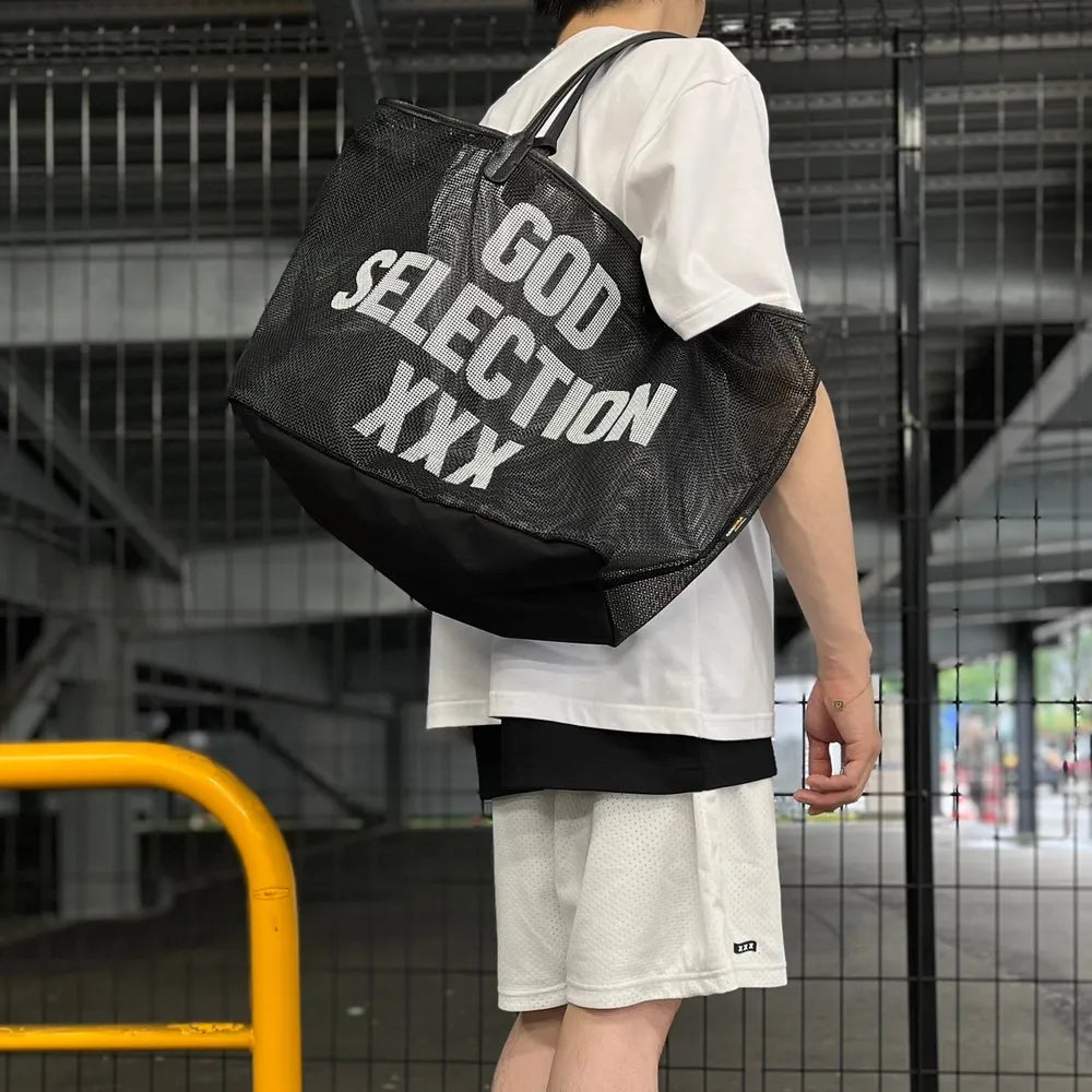 GOD SELECTION XXX / MESH TOTE BAG (GX-S24-GD-05)