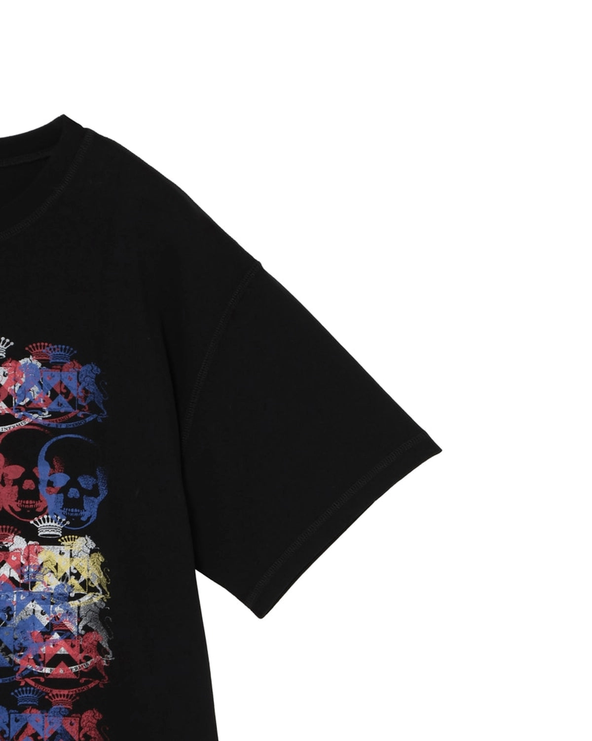 lucien pellat-finet / ユニセックス Tシャツ スカル&クレスト (213-44413)