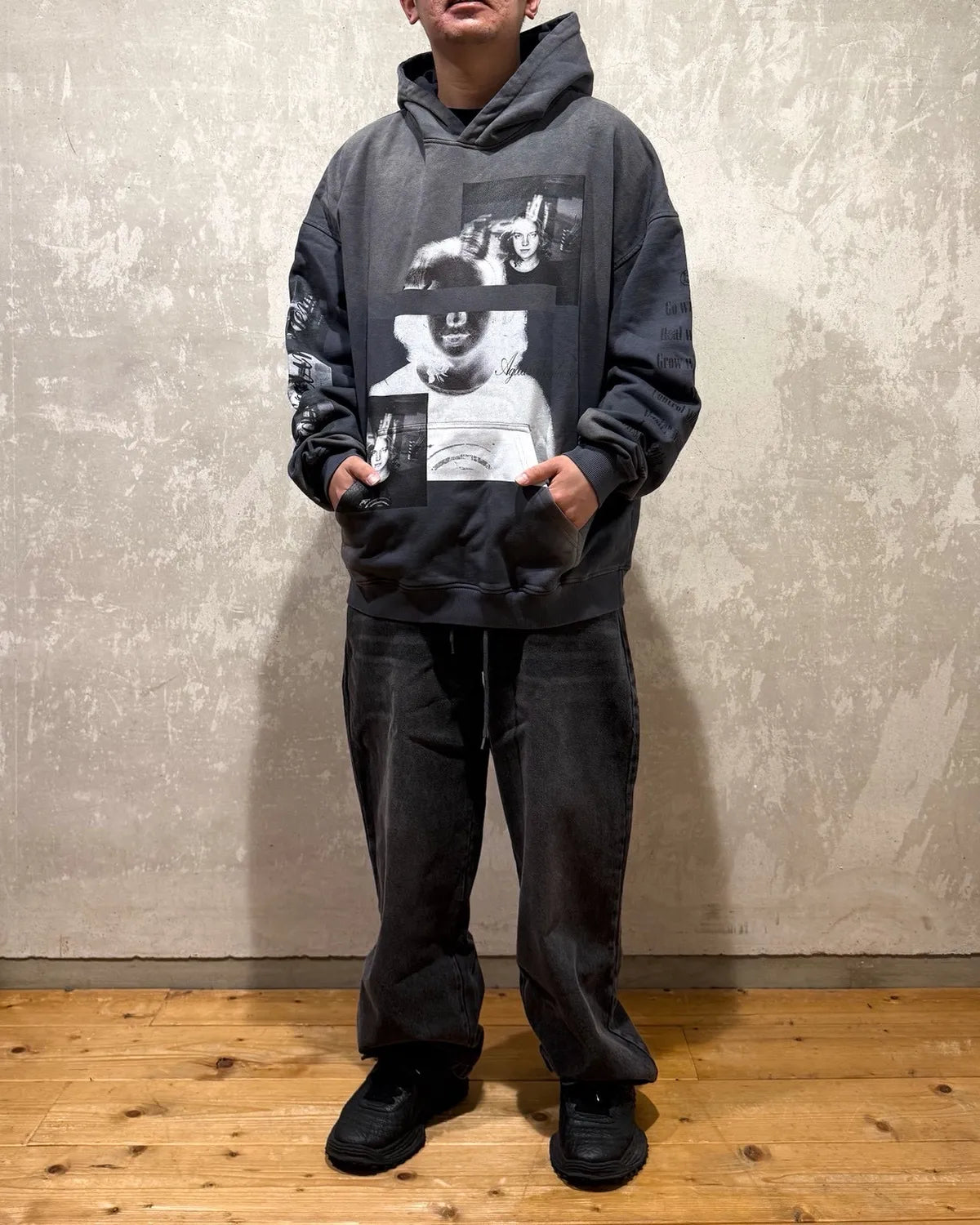 A Good Bad Influence / DON'T LOOK HOODIE (AGBI-25AW-HD06)