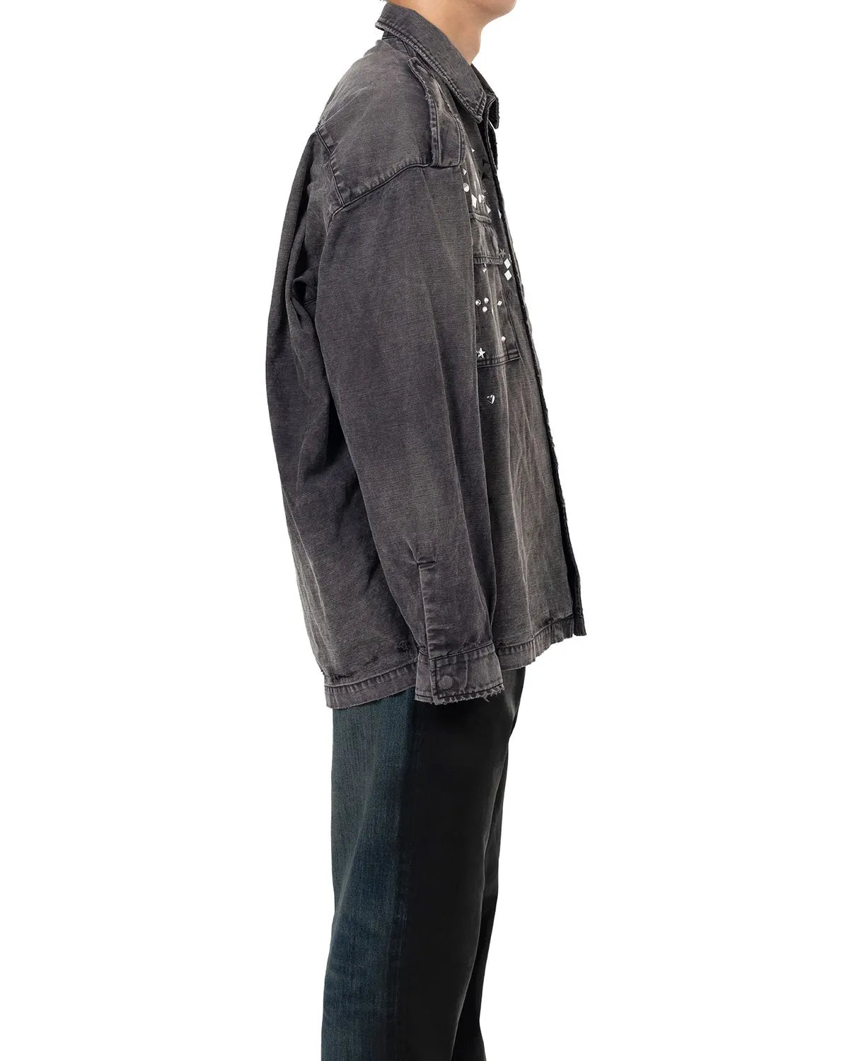 Maison MIHARA YASUHIRO / Embellished Military Shirt (A15SH087)