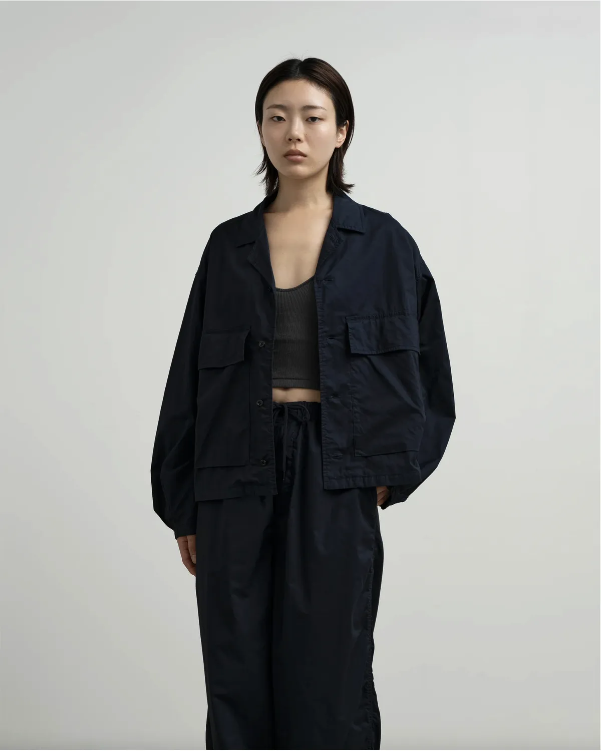 Graphpaper / Garment Dyed Typewriter Fatigue Shirt (GL263-50126B)