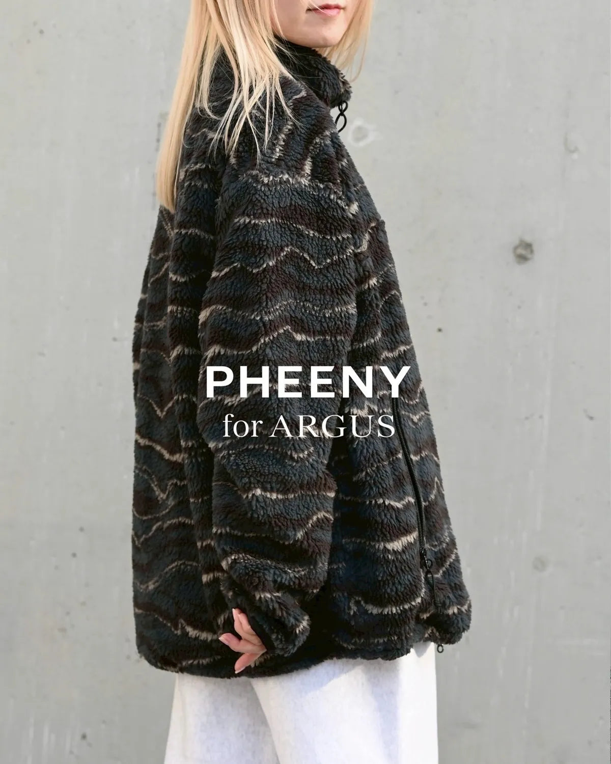 PHEENY (※J.B VOICE EXCLUSIVE) / WAVE BOA JACKET BOYS for ARGUS (PA25-BL01)