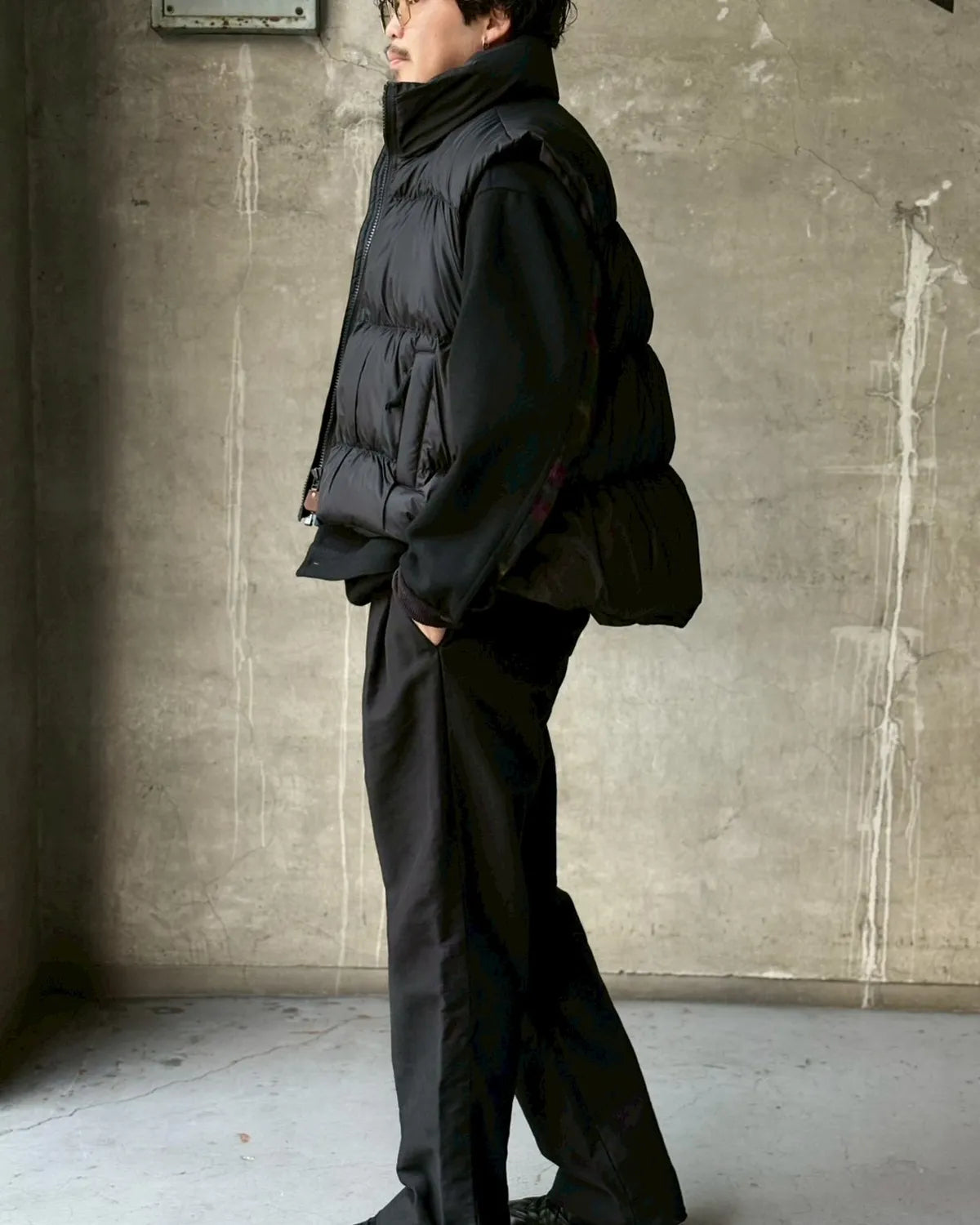 refomed / MANUAL DOWN VEST (REVE-007)