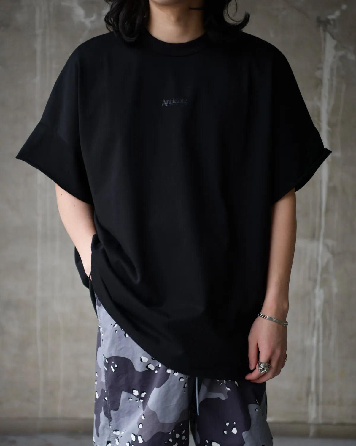 ANTIDOTE BUYERS CLUB / ASIC Heavy Weight Oversized Cutoff Tee (ABCSS26CT03)