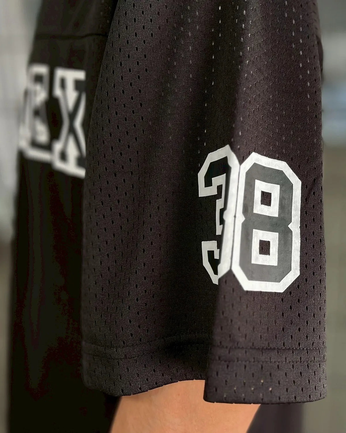 GOD SELECTION XXX / MESH SHORT SLEEVE SHIRT (GX-S25-CS-06)