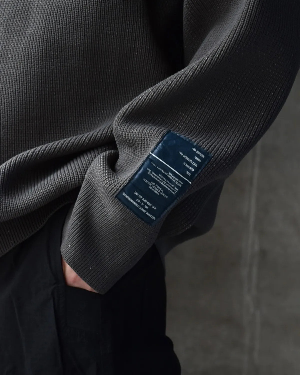 N.HOOLYWOOD TEST PRODUCT EXCHANGE SERVICE / REVERSIBLE KNIT (9252-KT02-016)