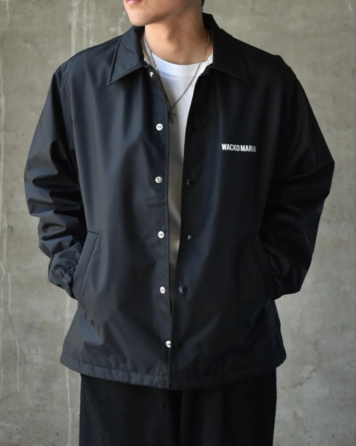 WACKO MARIA × THE DARK KNIGHT TRILOGY / COACH JACKET -TYPE-1- (TDKT-WM-BL01)