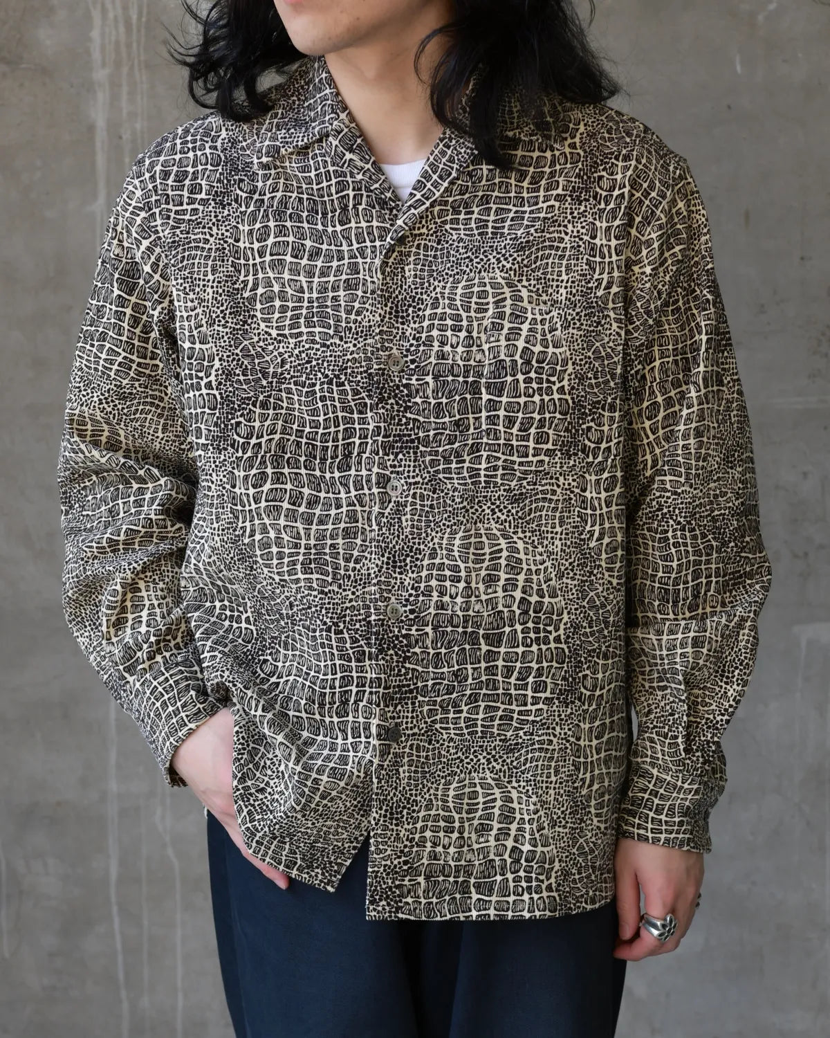 WACKO MARIA × WOLF’S HEAD / 50's SHIRT L/S -TYPE-3- (WOLFSHEAD-WM-OC15)