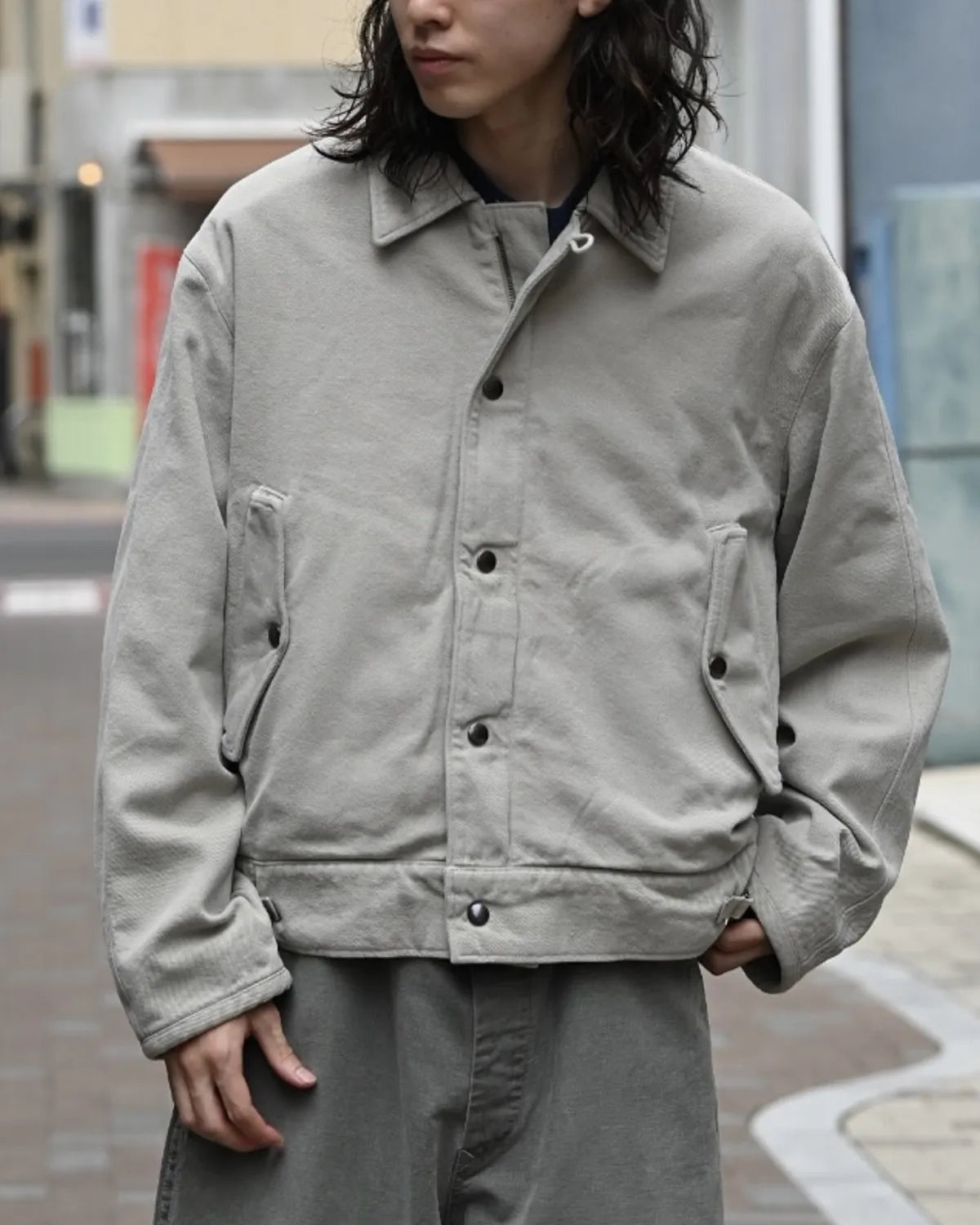 A.PRESSE / Silk Nep Type A-1 Jacket (25AAP-01-24)