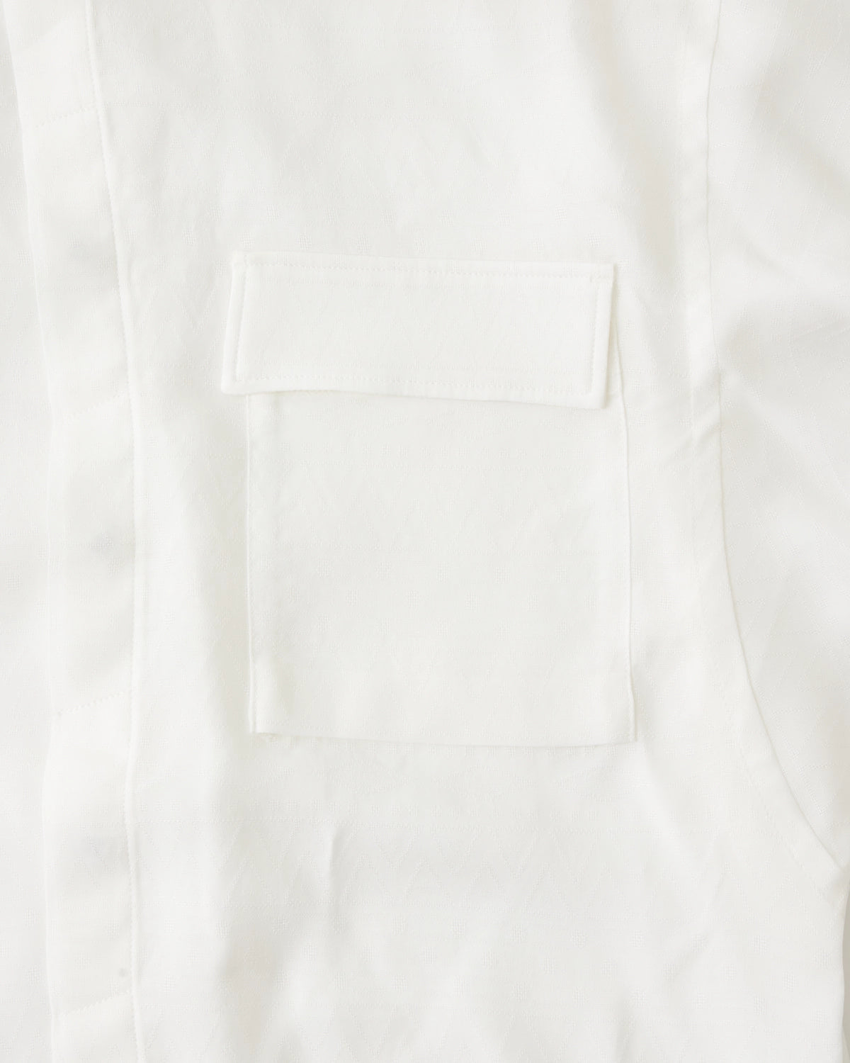 White Mountaineering / JACQUARD WIDE GUSSET SLEEVE LONG SHIRT (WM2571102)