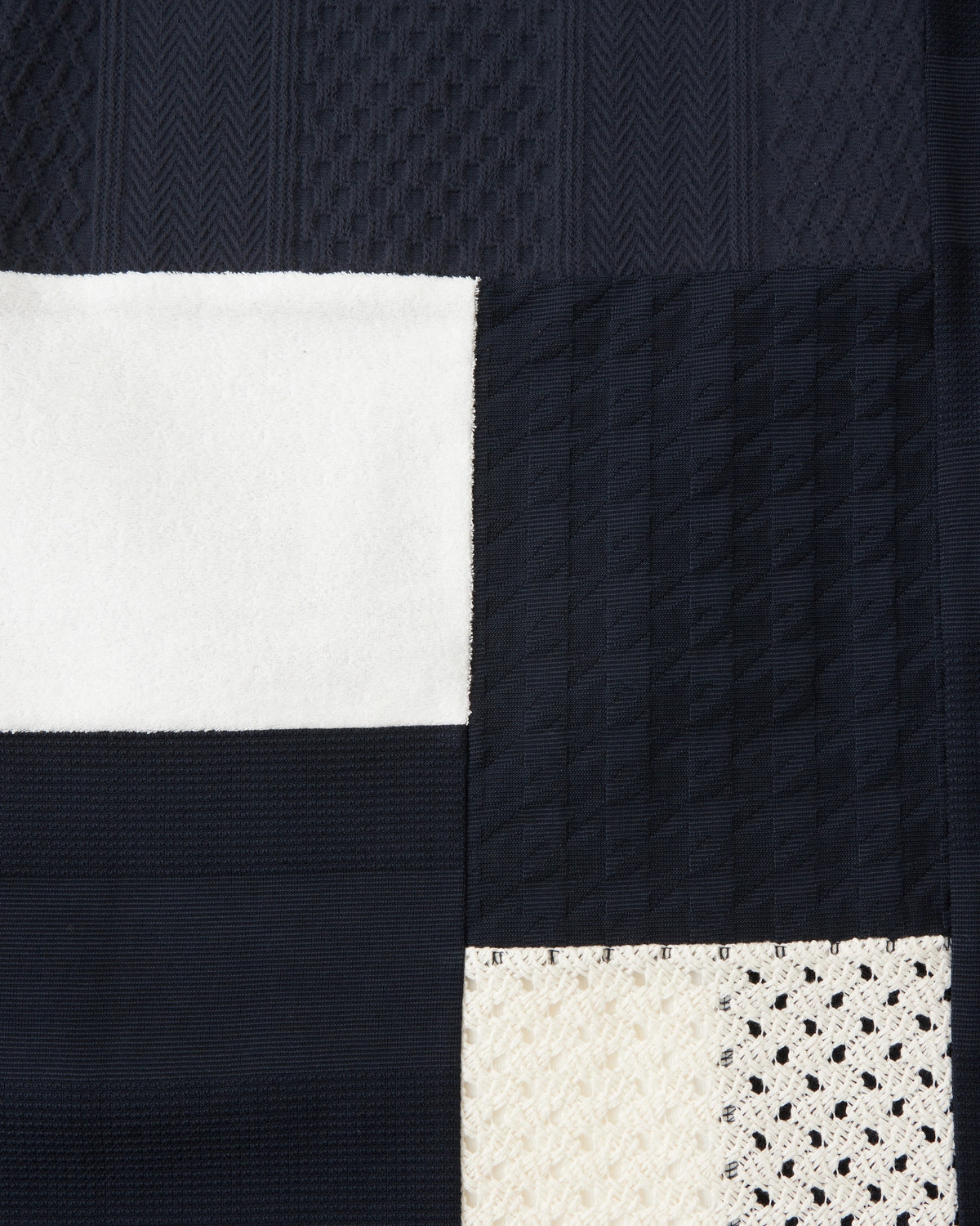 White Mountaineering / PATCHWORK LONG SLEEVE T-SHIRT (WM2571531)