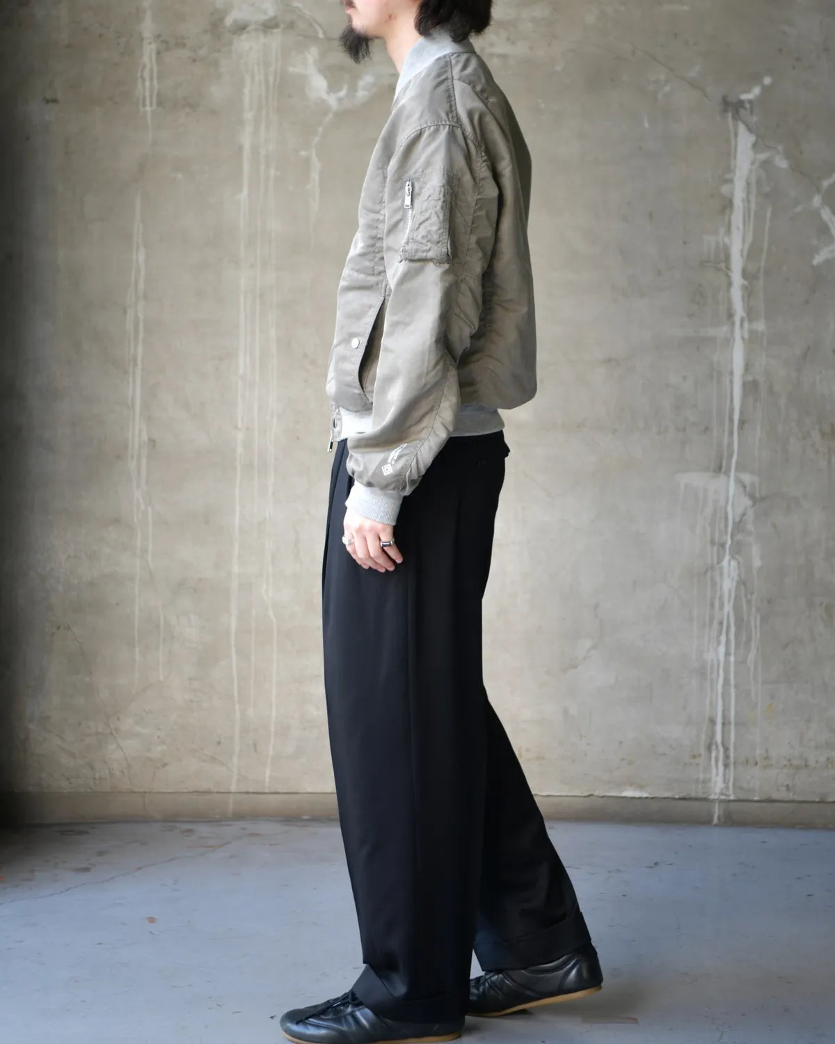 NONNATIVE / TROOPER BLOUSON NYLON TWILL PIGMENT DYE WITH WINDSTOPPER® (NN-J4810)