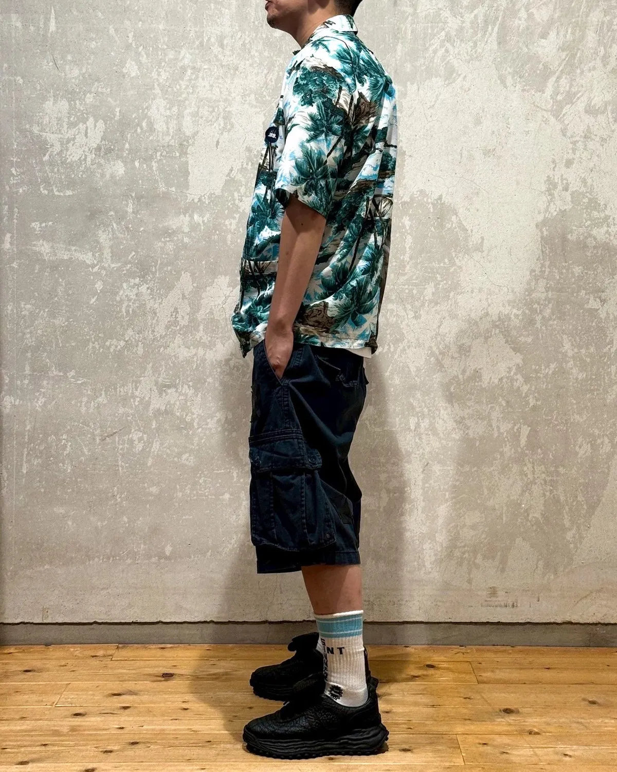 mindseeker / Asymmetry Remake Open Collar S/S Shirt (MSV-25-093)