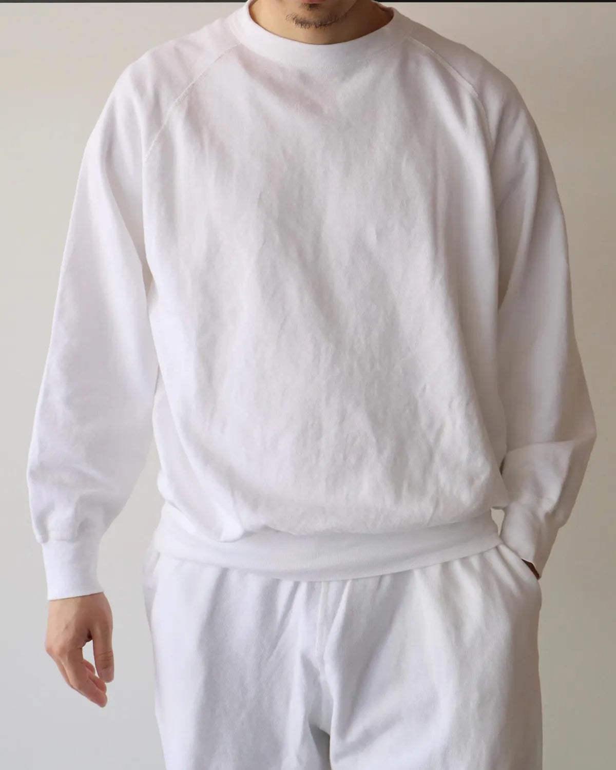 COMOLI / LWコットン裏毛 クルーネック (D01-05017)