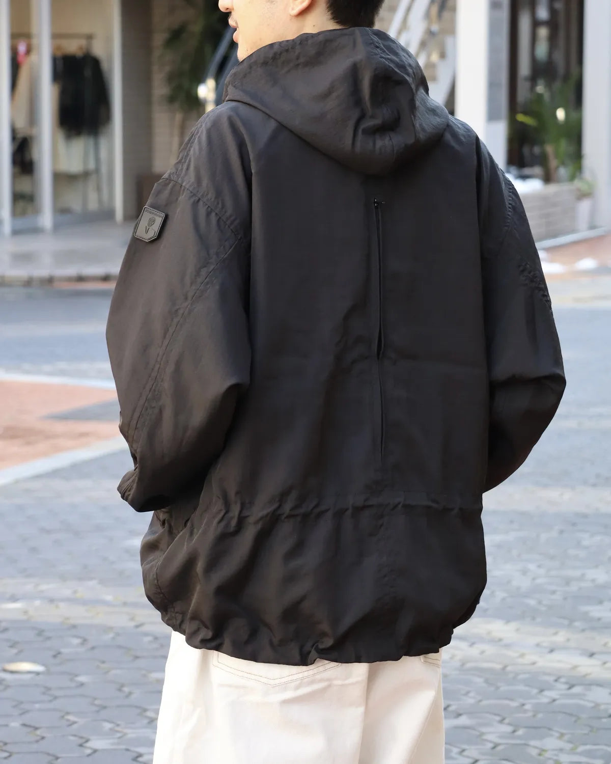 PHINGERIN / CRUSHED NYLON FULL PACK JACKET (PD-261-JK-011)