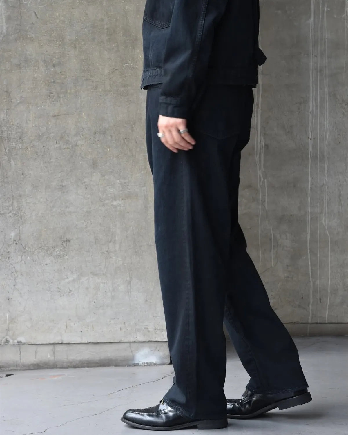 A.PRESSE / No.22 Washed Wide Denim Pants (25AAP-04-05)