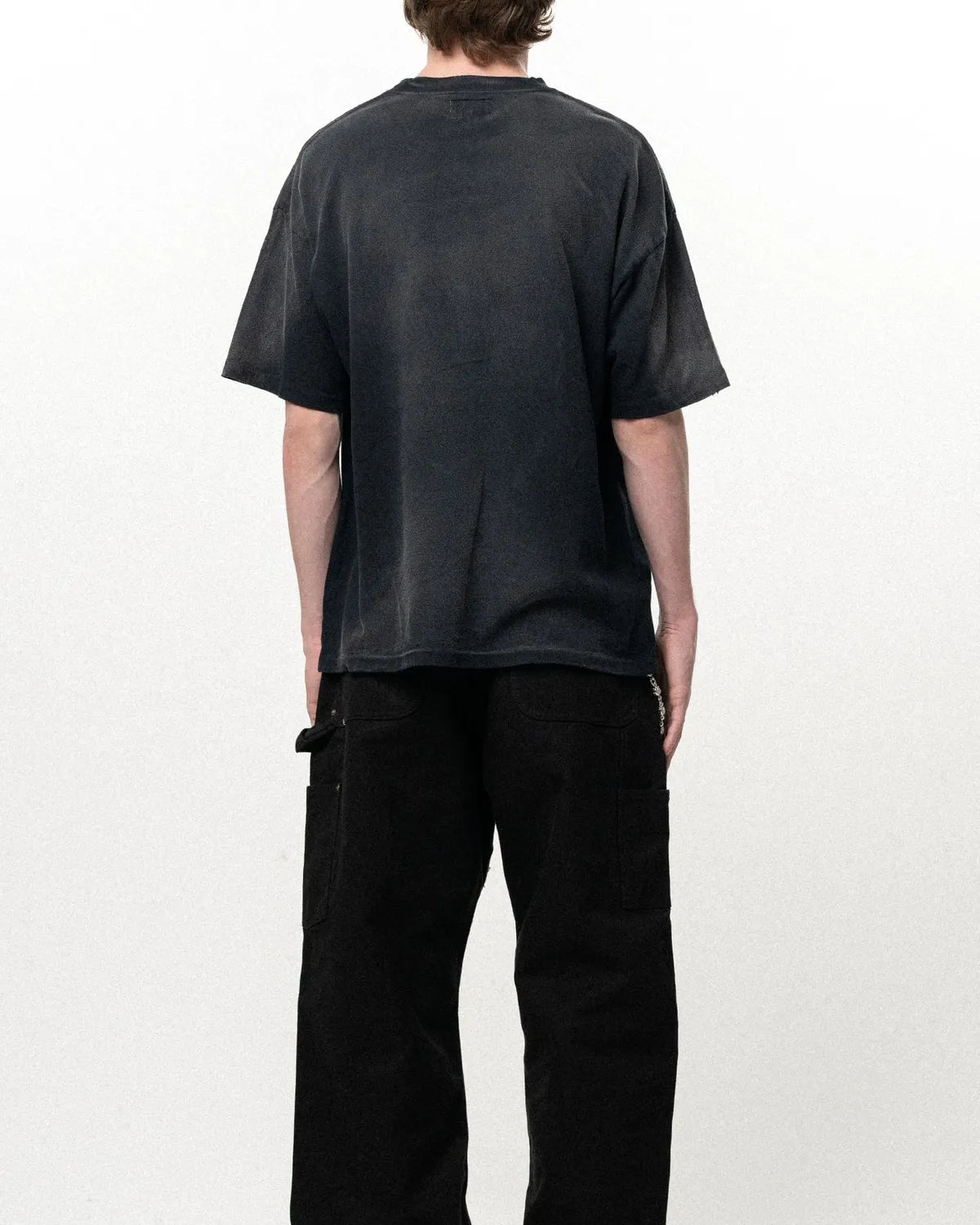 KAMIYA / "THE DARKNESS WILL DISAPPEAR" Distressed T-shirt (G16TS086)