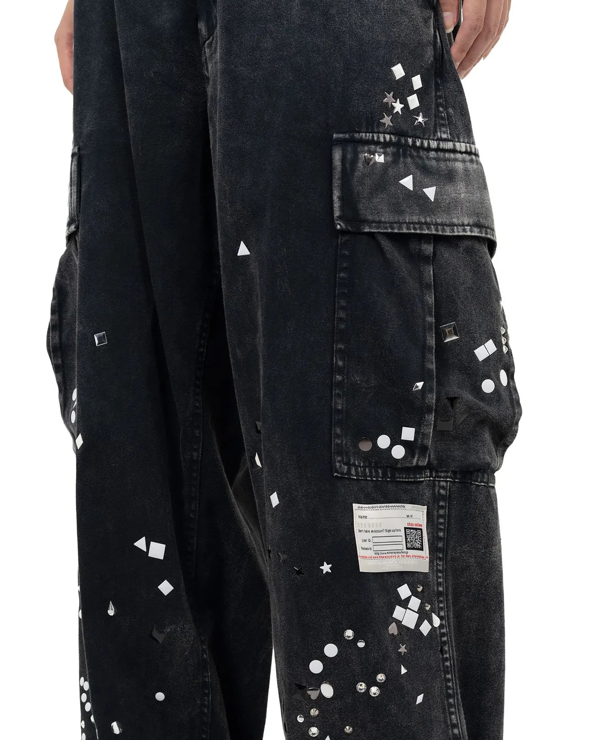 Maison MIHARA YASUHIRO / Embellished Millitary Pants (B15PT062)