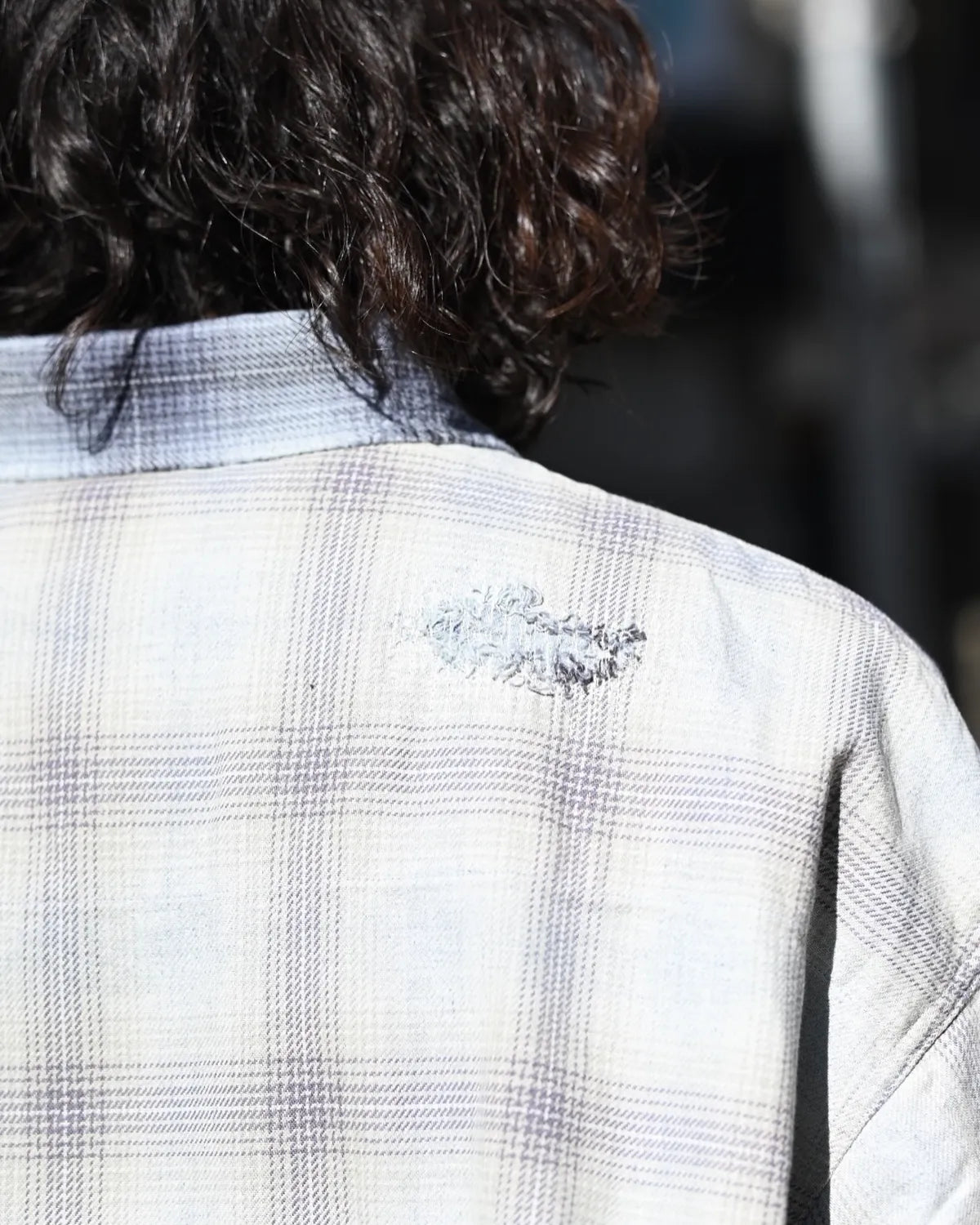 KAMIYA / Repaired Crazy Check Shirt (G16SH052)