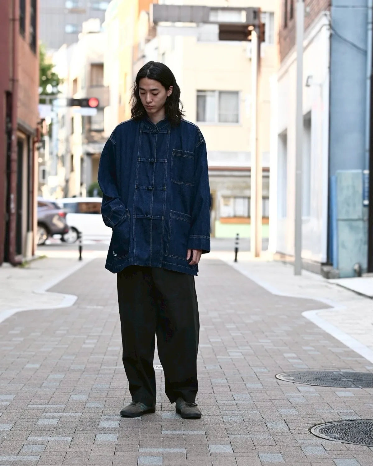 FreshService / CORPORATE DENIM KUNG-FU COVERALL (FSC253-20094OB)