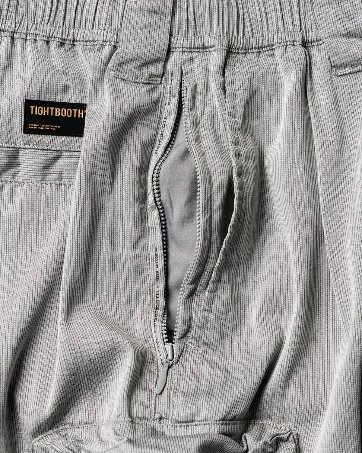 TIGHTBOOTH / STRIPE BAGGY CARGO PANTS (SU26-B06)
