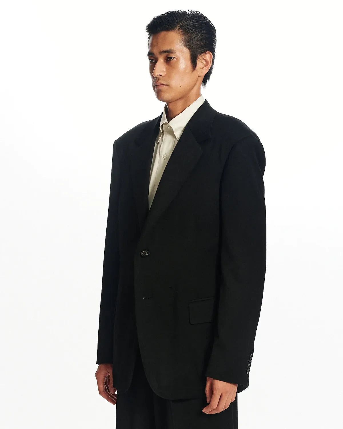 MARKAWARE / Super 200S Wool Satin Guillaume Jacket (A26A13JK01C)