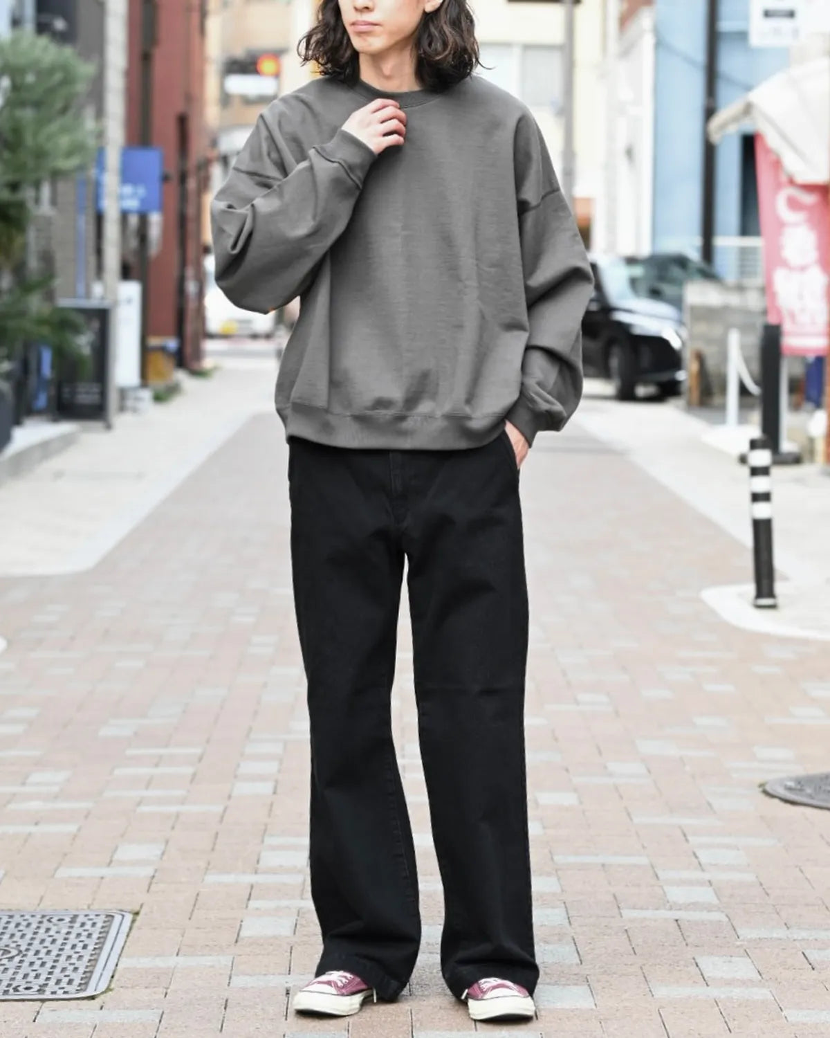 MARKAWARE / HUGE SHORT SWEAT (A25D03CS01C)