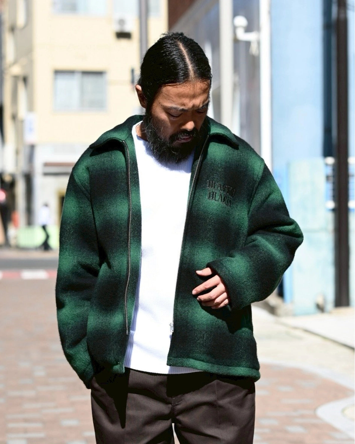 WACKO MARIA / OMBRE CHECK 50'S JACKET -TYPE-2- (25FW-WMO-BL19)