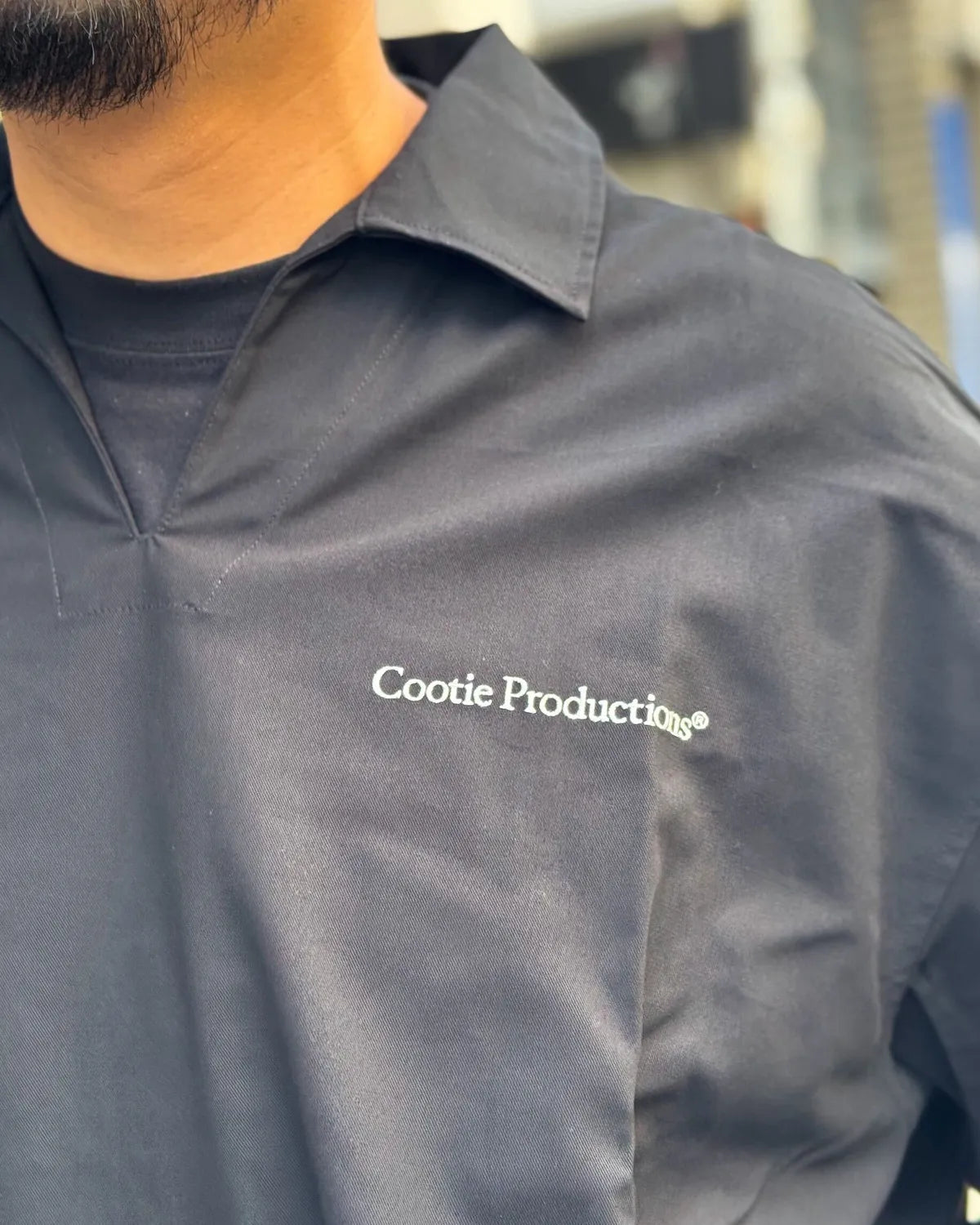 COOTIE PRODUCTIONS / Cotton Gabardine L/S Skipper Shirt (CTE-26S422)