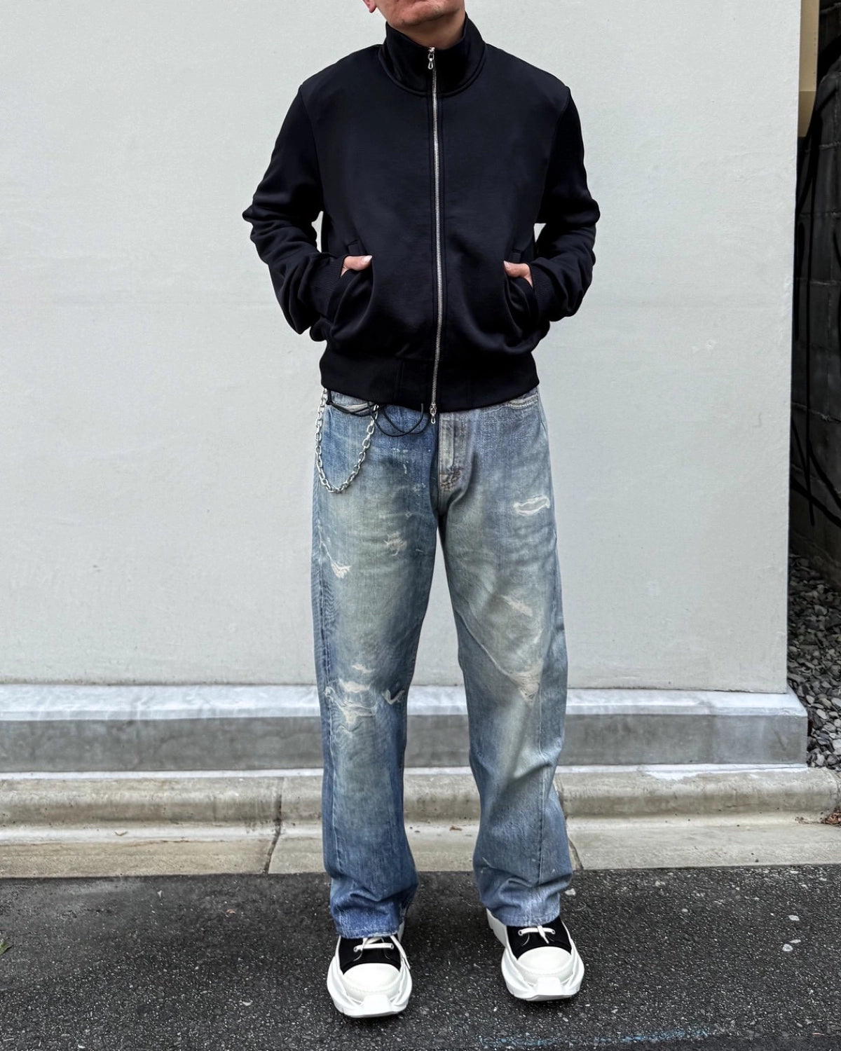 OUR LEGACY / MOB JACKET Prime Black True Track Jersey (M2256MP)