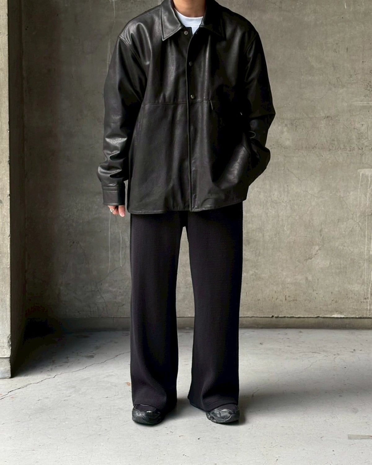 NTN / ASCENT LEATHER SHIRT (N006-047130)