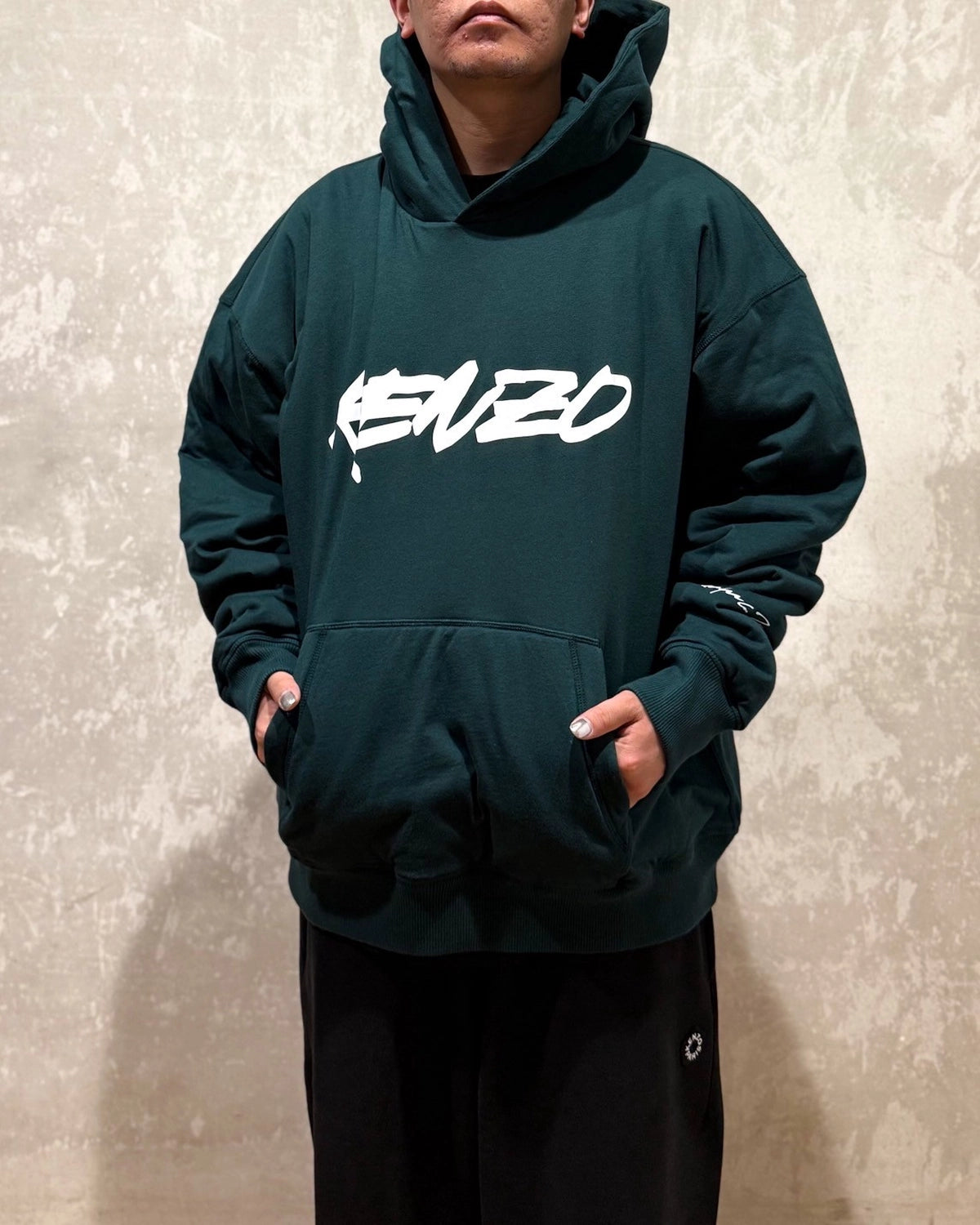 KENZO × Futura / 'Kenzo x Futura 2000' パデッド コットン フ―ディー (FF65HO5504SG)