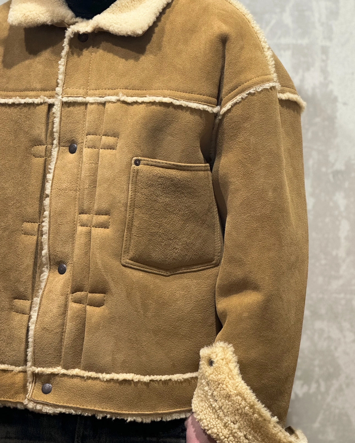 ©︎SAINT Mxxxxxx × BerBerJin / BB_MOUTON JACKET / MOUTON (SM-HR1-0000-C59)