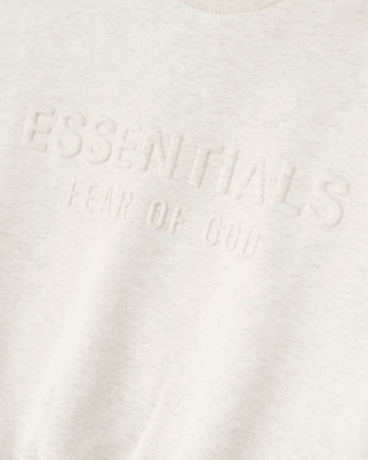ESSENTIALS / Embossed Classic Crewneck Sweatshirt (192HO256551F)