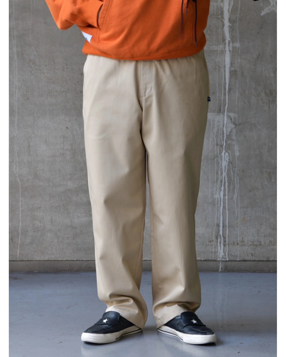 DESCENDANT / DC-6 ORGANIC COTTON TWILL TROUSERS (262CPDS-PTM01)